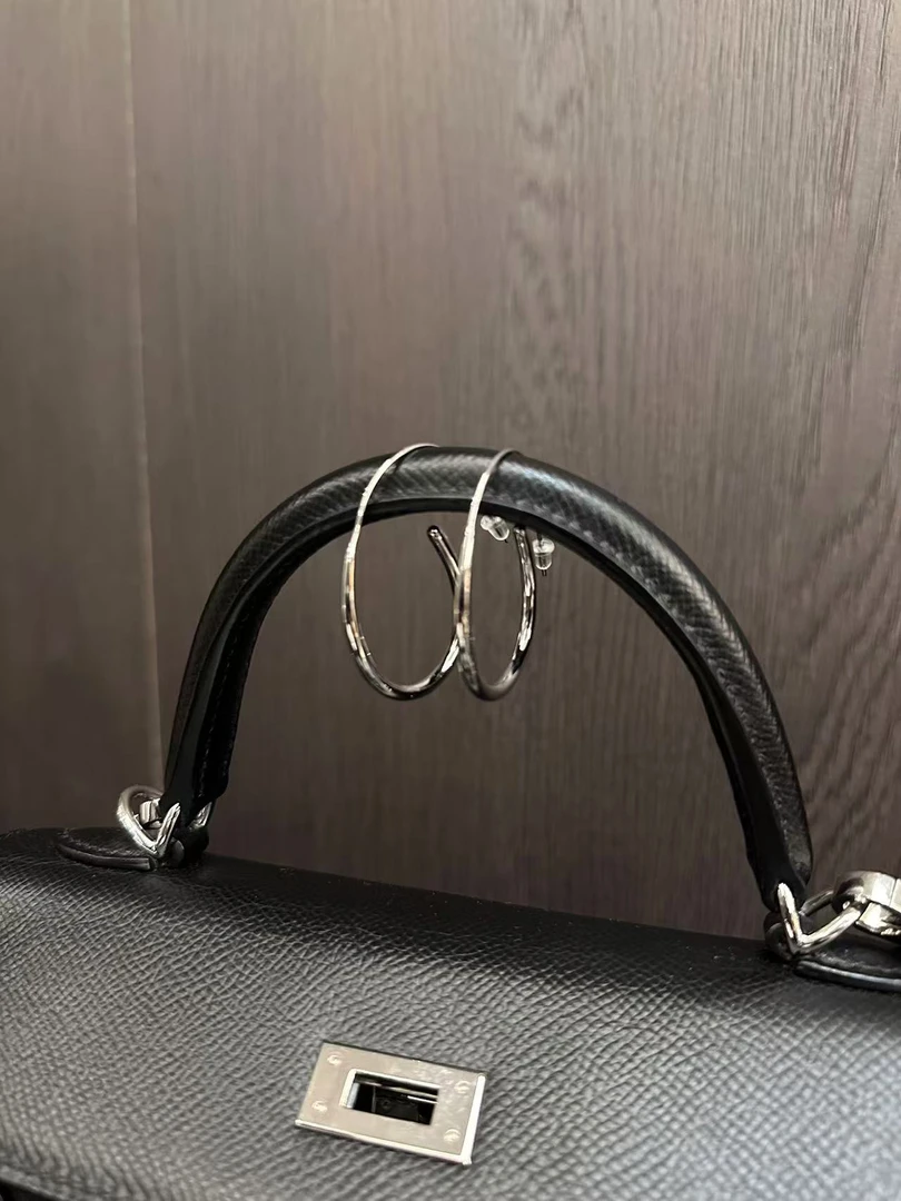 合金耳饰 H国东大门设计感一体式圈圈耳环潮气质耳圈 E33