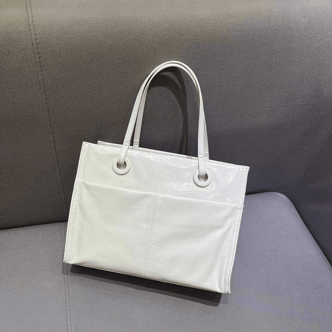 【A301-3923】白轻奢时尚百搭女简约单肩肩包白色轻奢时尚百搭