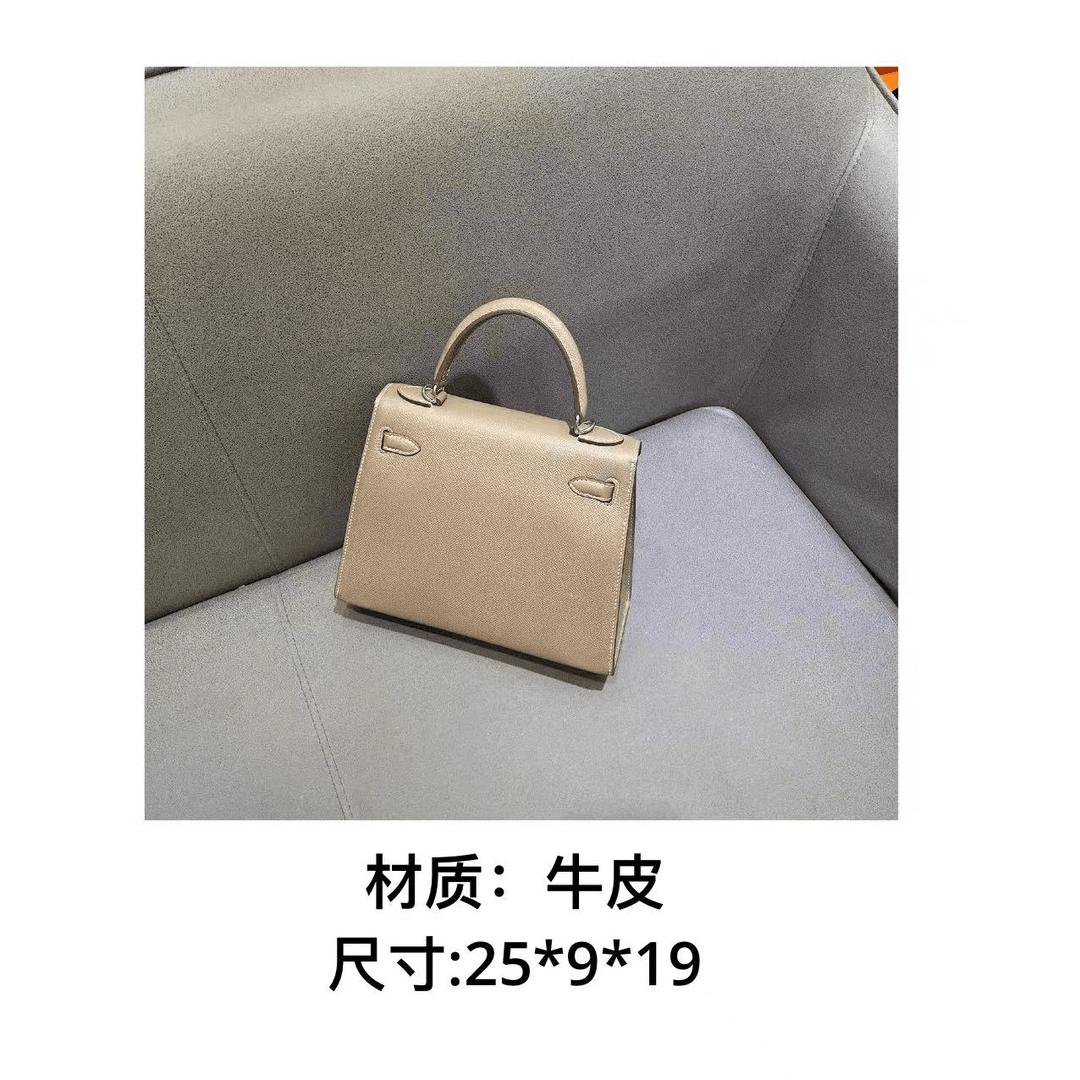 【A011-25莎菲线银扣】气质灰色轻奢时尚百搭女士单肩肩包