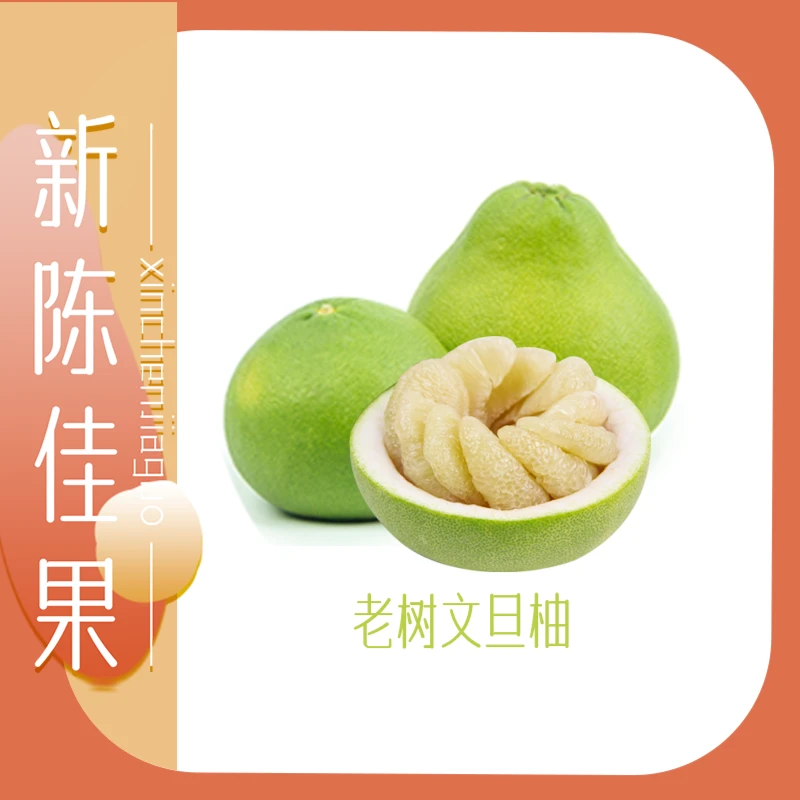 老树文旦柚精品果2斤/2.6斤/5斤装新鲜酸甜多汁低糖水果