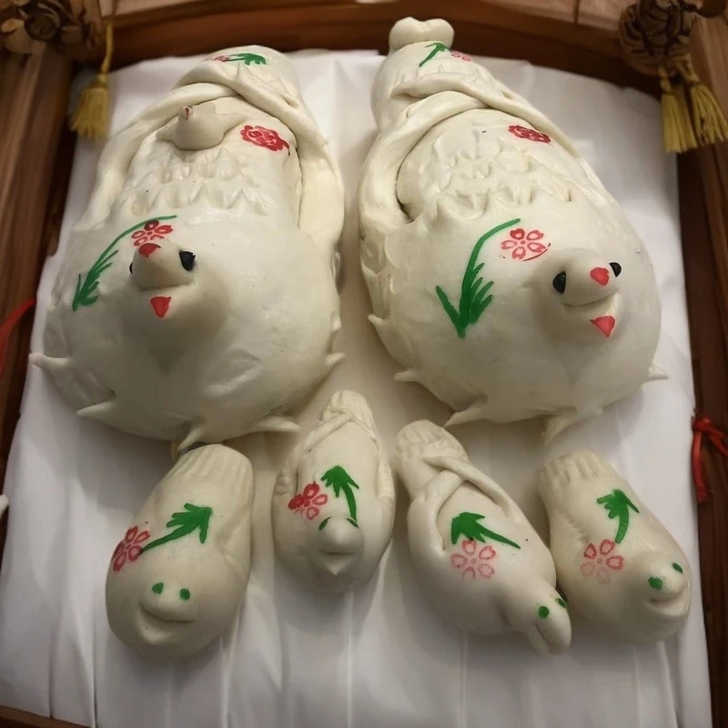 正月十五回娘家礼品不带馅阜阳特产老雁馍大雁馍