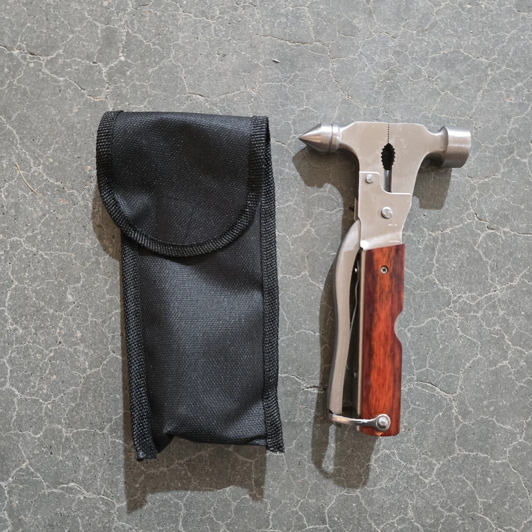 汽车多功能破窗锤带收纳包户外组合工具