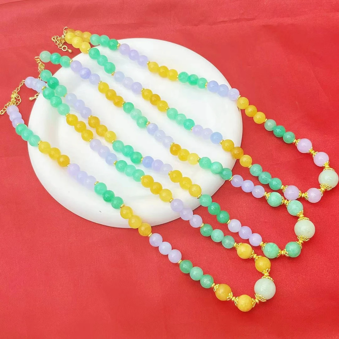 【杰哥专属】天然A货翡翠卡14冰种大吊坠满色项链（多样发一件）Y9