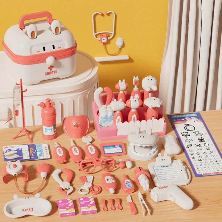 【送孩子的礼物】儿童过家家小医生玩具套装女孩看病医疗箱护士宝宝