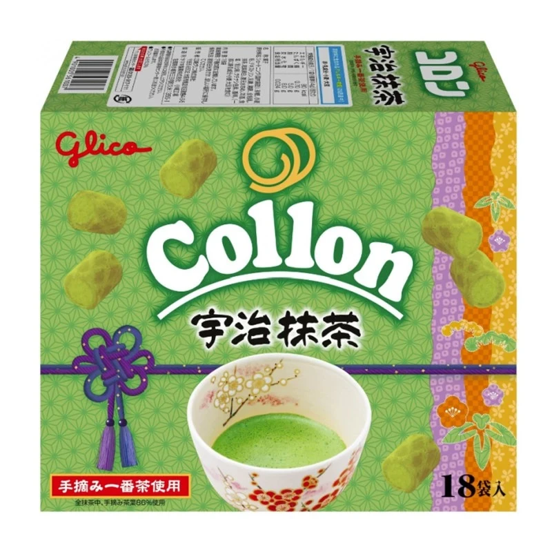 日本进口抹茶卷心酥糕点休闲零食