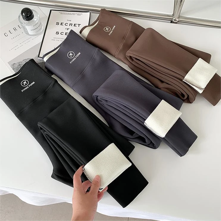 薄款/加绒鲨鱼裤外穿紧身芭比裤春秋五分九分提臀薄款高腰打底裤