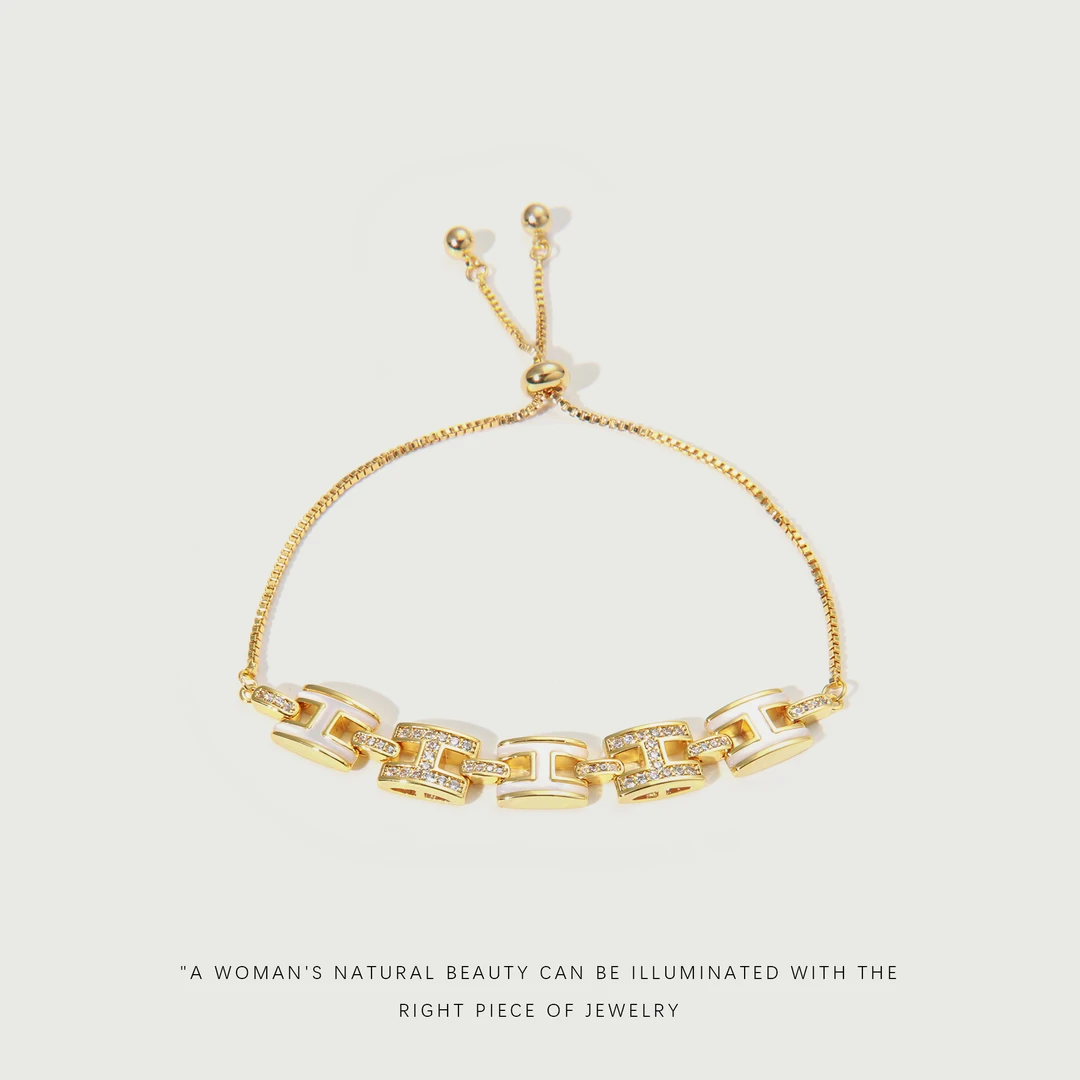 【经典H】法式经典高级感百搭精致手链A165