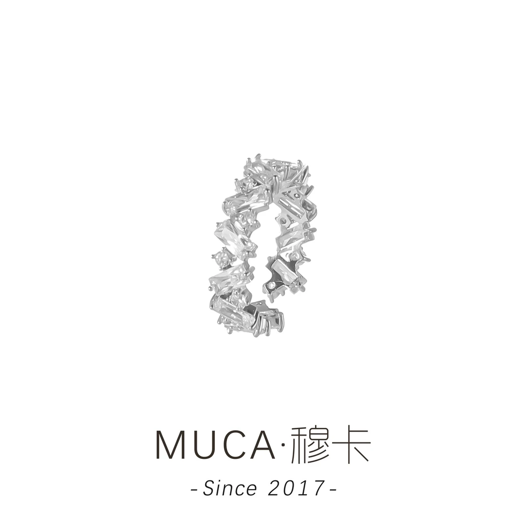 铜合金合成锆石戒指 简约百搭轻奢气质时尚高级戒指F1849