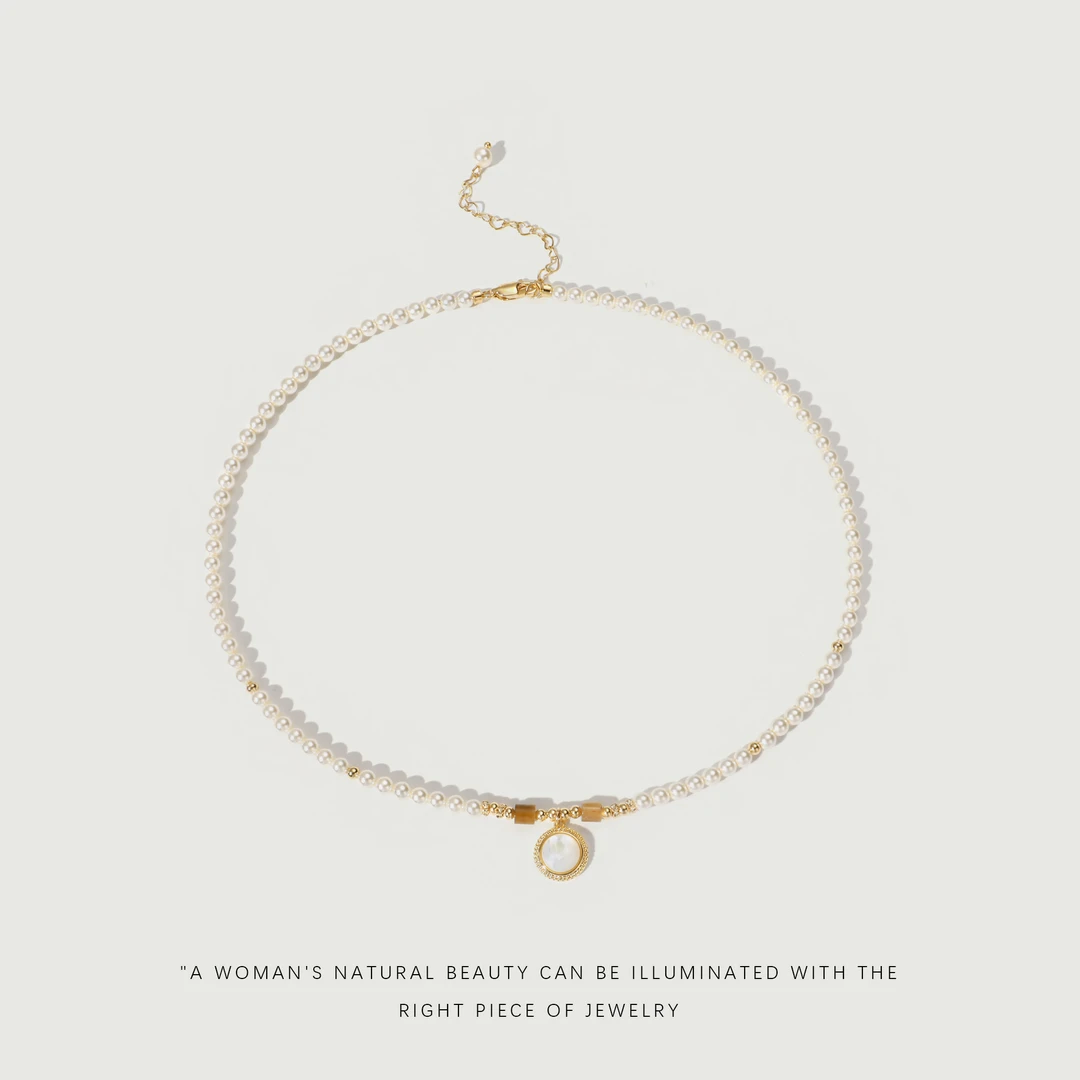 【梦幻舞会】秋冬限定法式经典通勤百搭项链A102