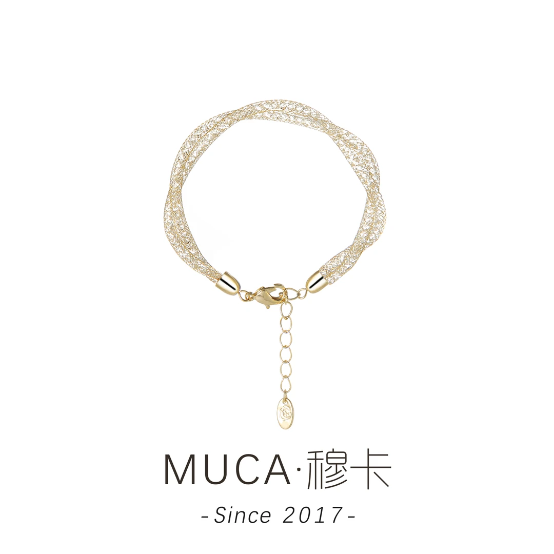 合成锆石手链 经典简约气质百搭女手链F1875