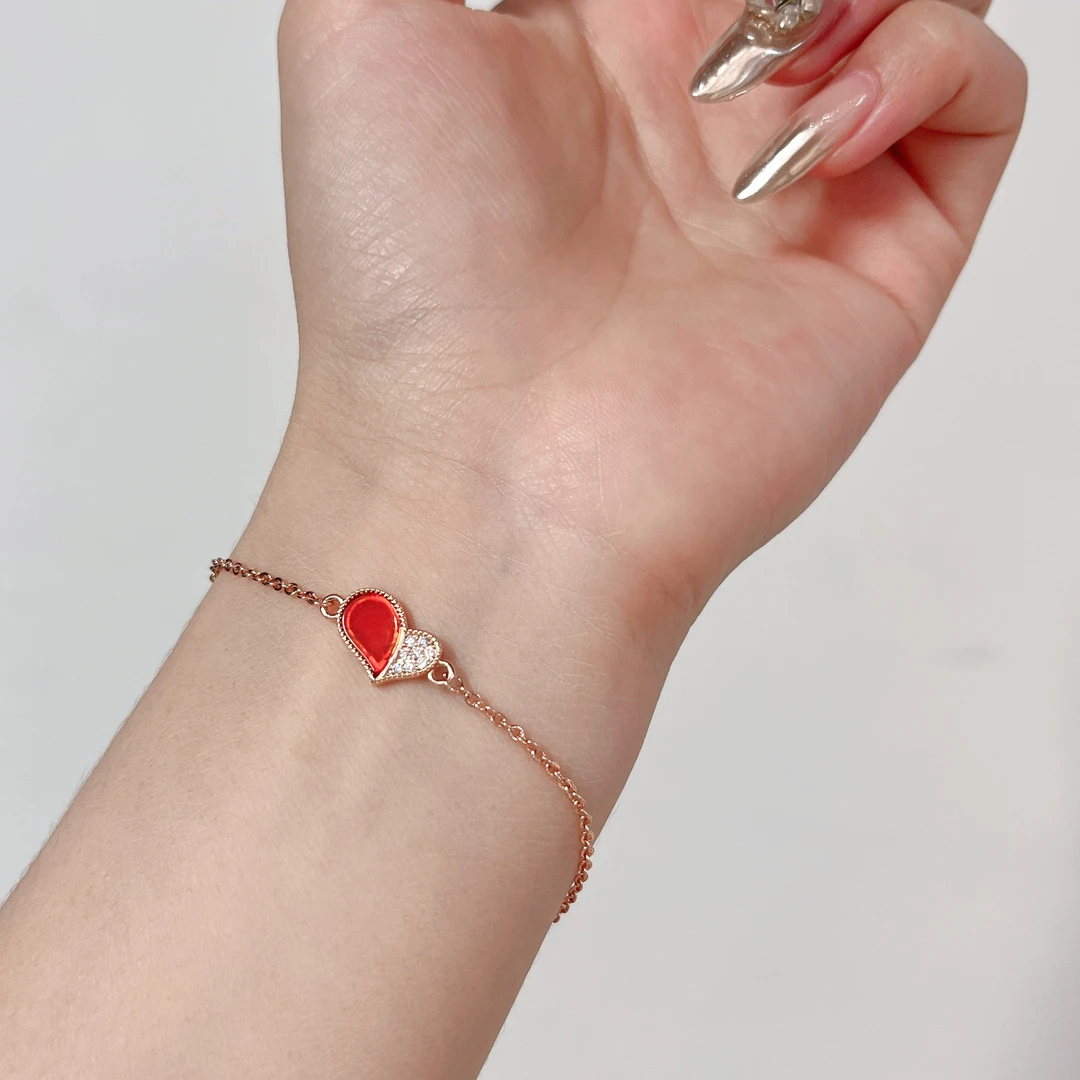 铜合金合成锆石手链 经典简约气质百搭女手链F1892