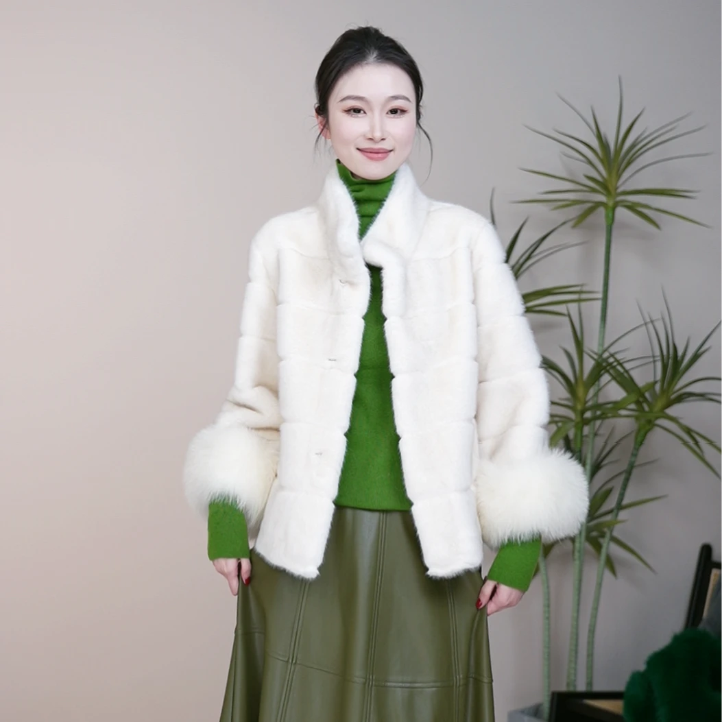 小井定制私服【溪小白】新款水貂绒外套冬季外套J24W193