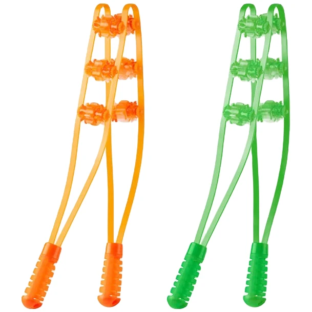 颈椎拉力器拉背条滚轮按摩器全身通用厚实耐用细腻肩颈手持式开肩