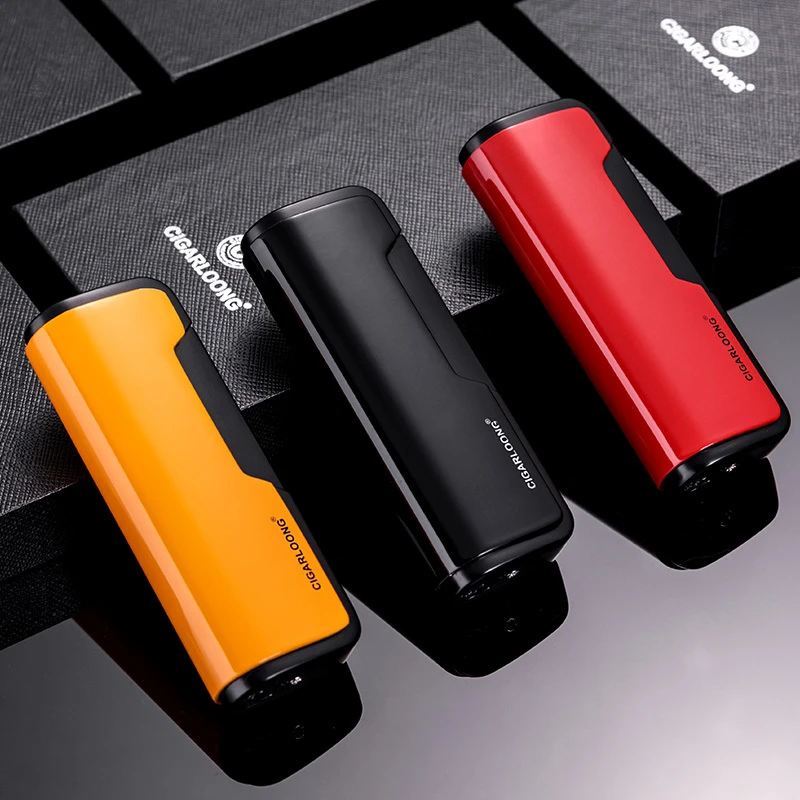 CIGARLOONG茄龍复古磨砂雪茄打火机创意大火力火机防风直冲打火机