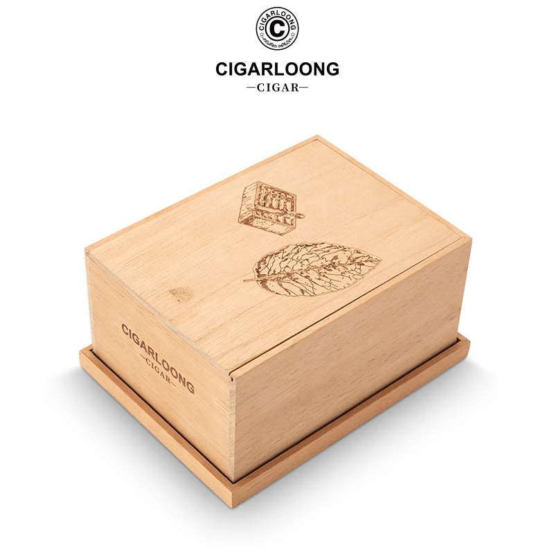 CIGARLOONG茄龙雪茄烟保湿盒养茄柜用可装30支西班牙雪松木醇化盒