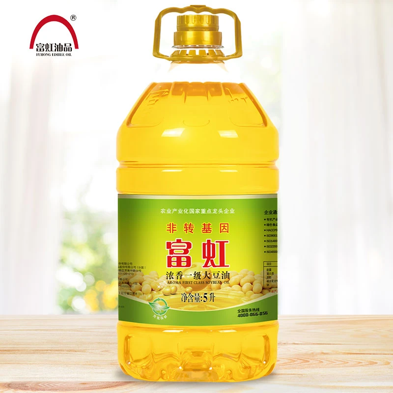 富虹粮油非转基因 优质浓香一级大豆油5L 食用油