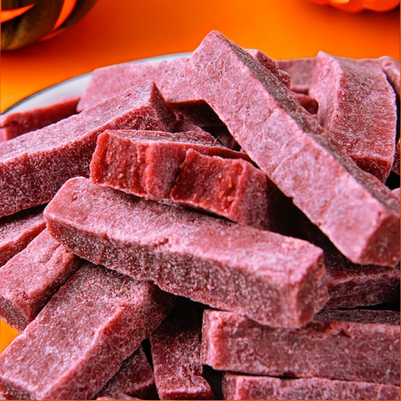 紫椹山楂条营养食用脂肪即食开胃解馋零食酸酸甜甜原味美味配料