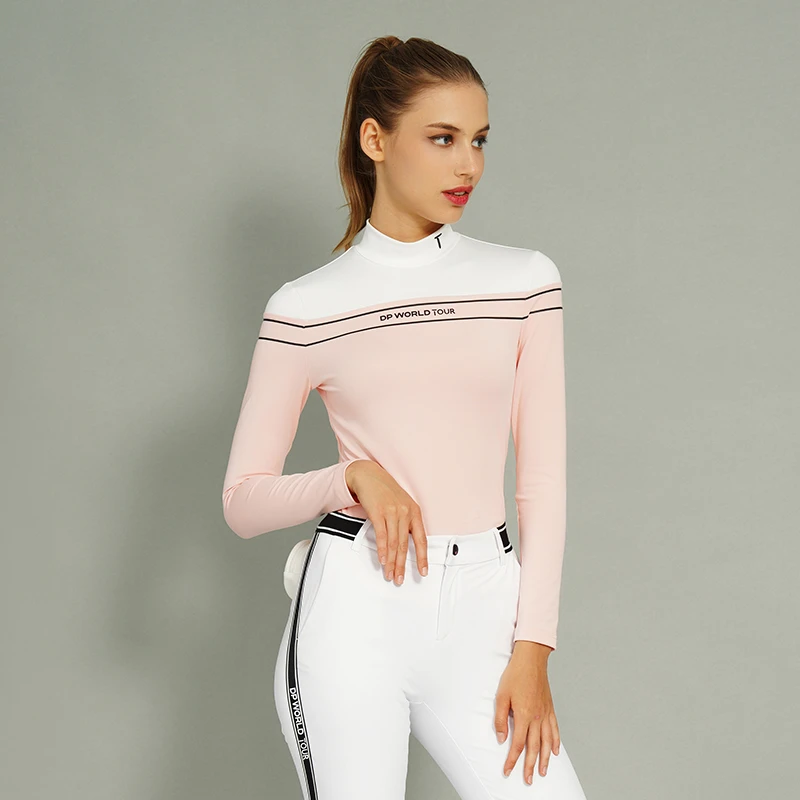 [直播间惠购]高尔夫女士秋季高领运动弹力长袖T恤EF222PC157