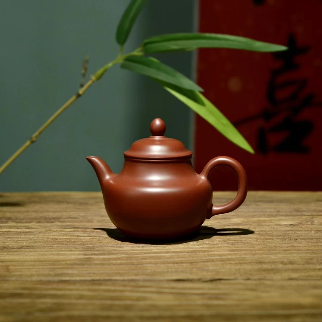 吴洁敏-秋水壶约100-100cc 潮州纯手工手拉壶茶壶手制手制