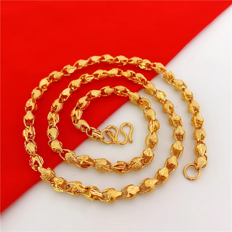 合金项链 瓜子项链男士男款时尚潮流大气潮男霸气素款    潮男