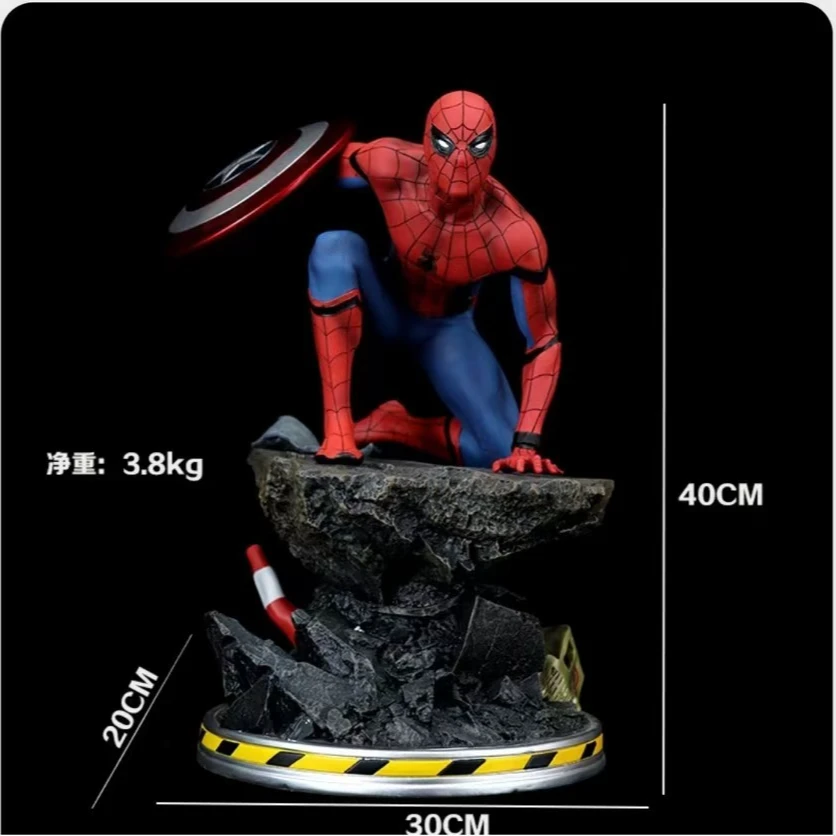 【GK树脂】1/4盾牌蜘蛛侠手办桌面摆件 生日礼物40cm