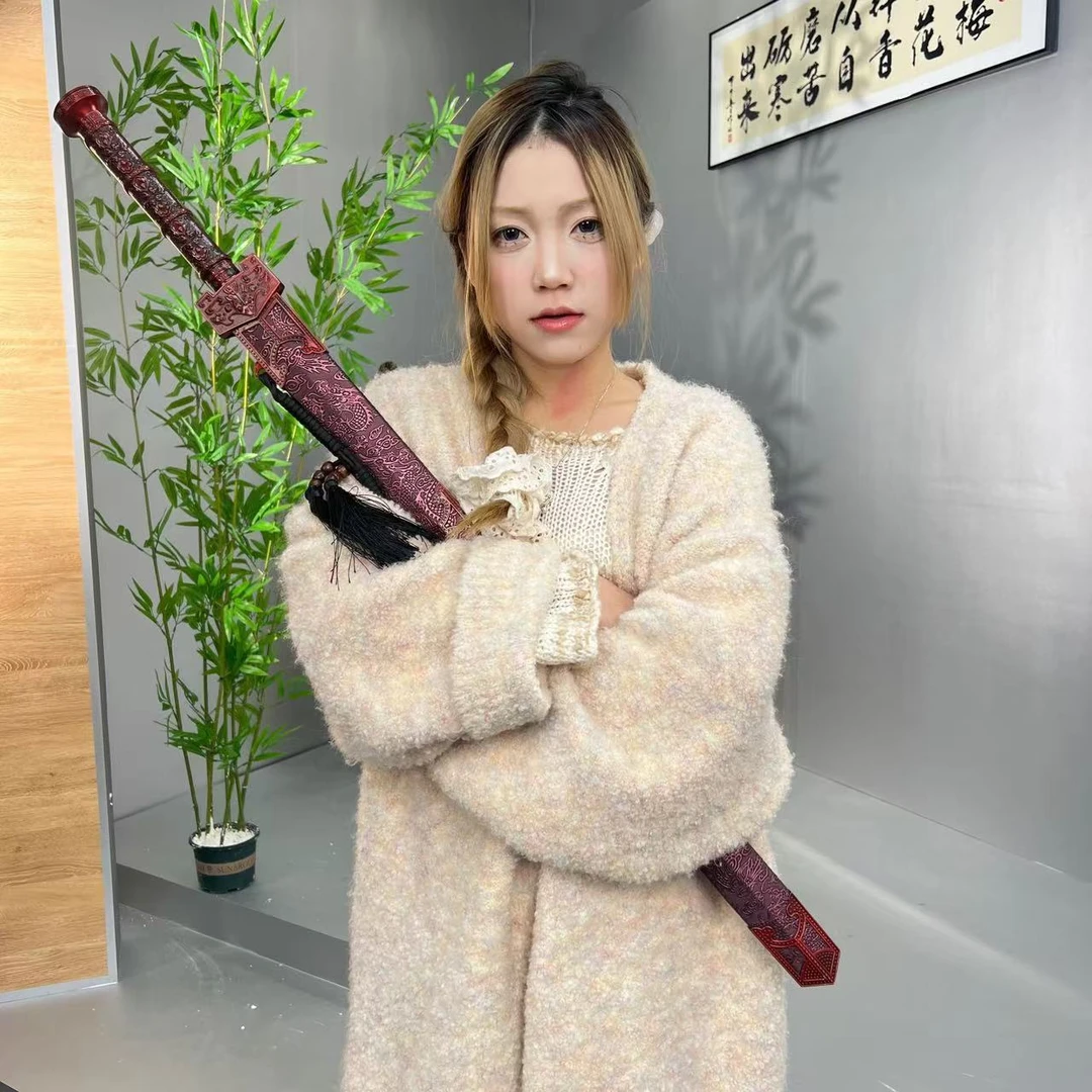 【炽焰汉剑】大剑龙泉刀剑宝剑腰刀收藏摆件送礼正品汉剑未开刃