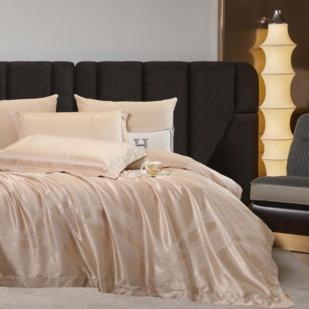 希美提花床笠四件套居家好物