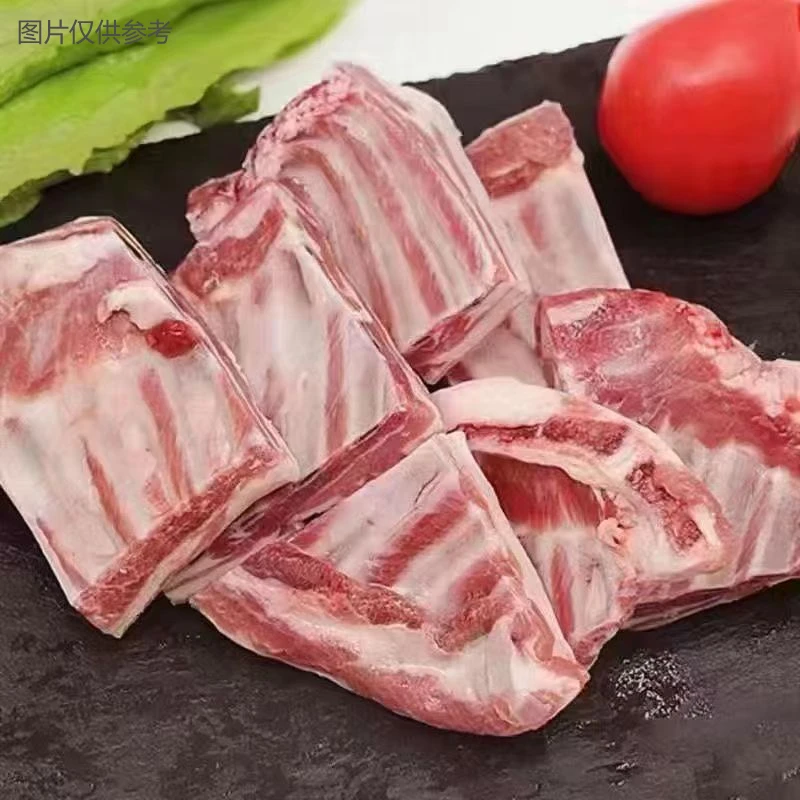 零售带骨羔羊胸排片 11.8元/斤 原切带胸口油怕肥勿拍生鲜不退换