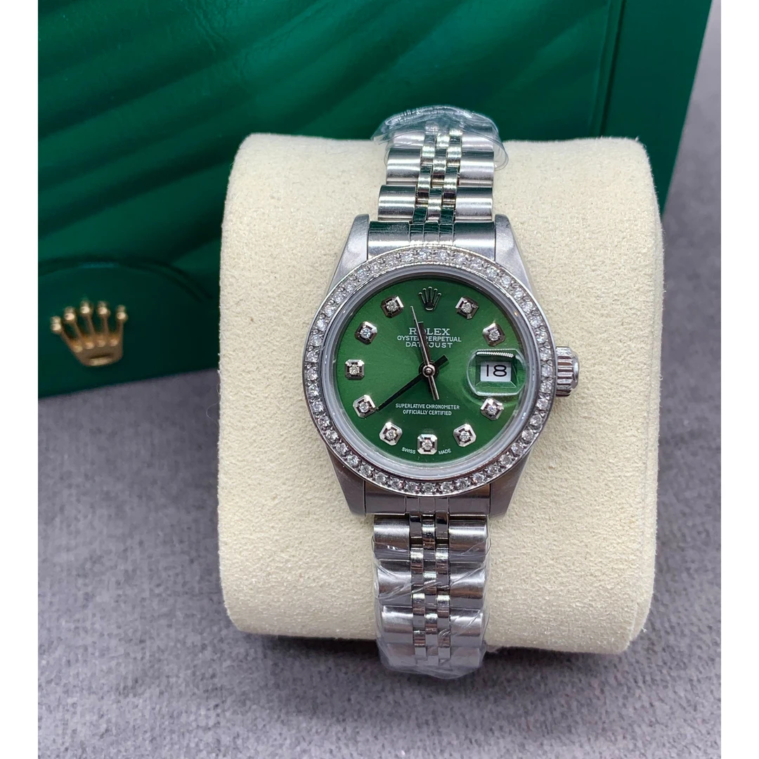 99新 Rolex/劳力士 奢侈品/日志69174橄榄绿26mm后钻单表