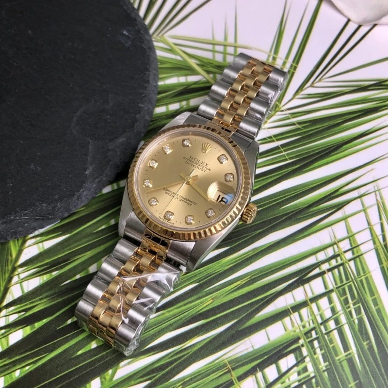 99新  Rolex/劳力士 日志68273原钻31mm单表