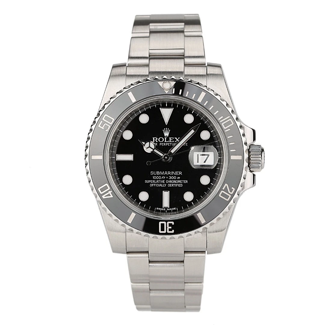99新 Rolex/劳力士 奢侈品/潜航者系列116610/黑水鬼40mm单表拆单