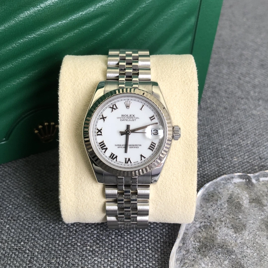99新 Rolex/劳力士 奢侈品/日志178274白罗马31mm全原单表