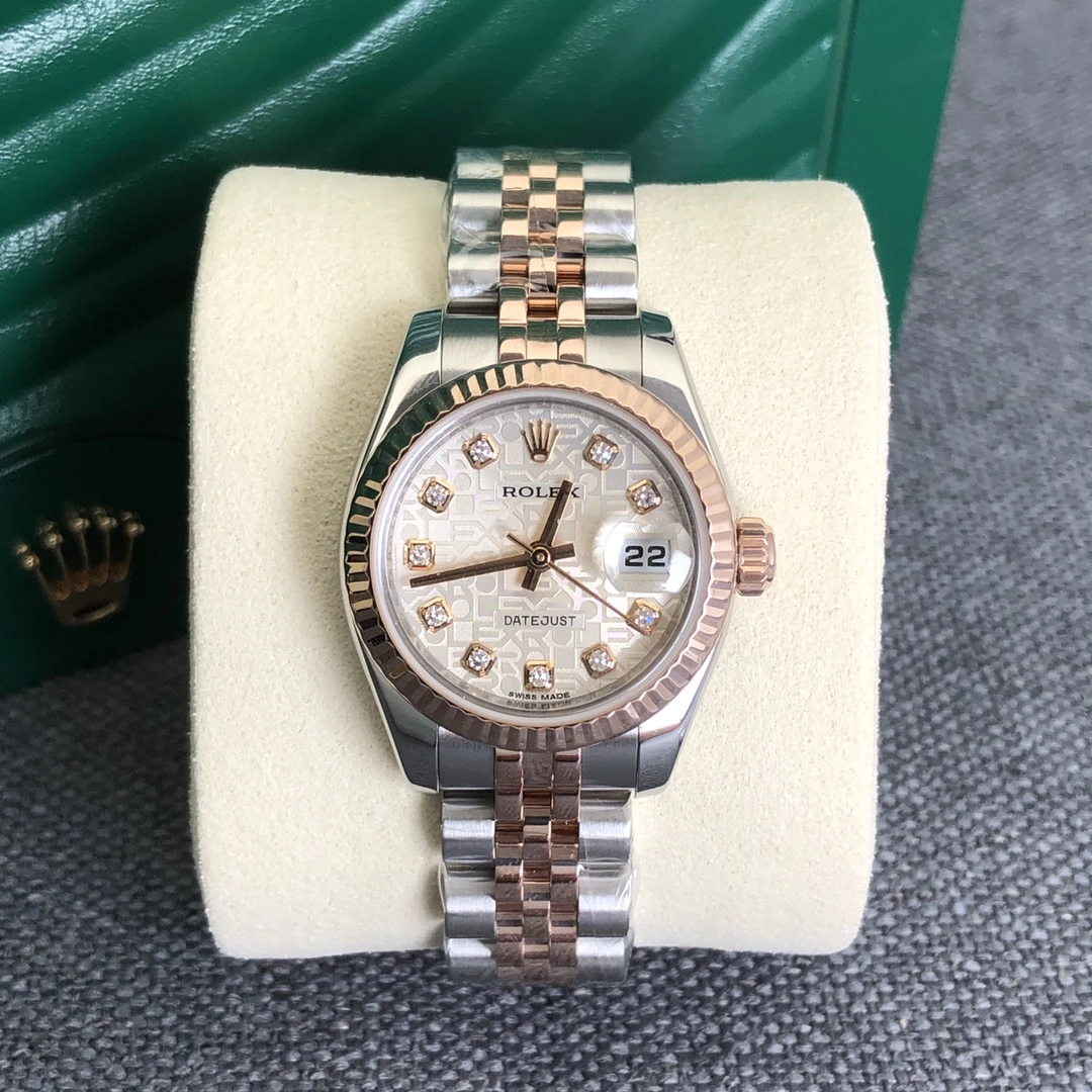 99新 Rolex/劳力士 奢侈品/日志179171白电脑盘26mm原钻单表