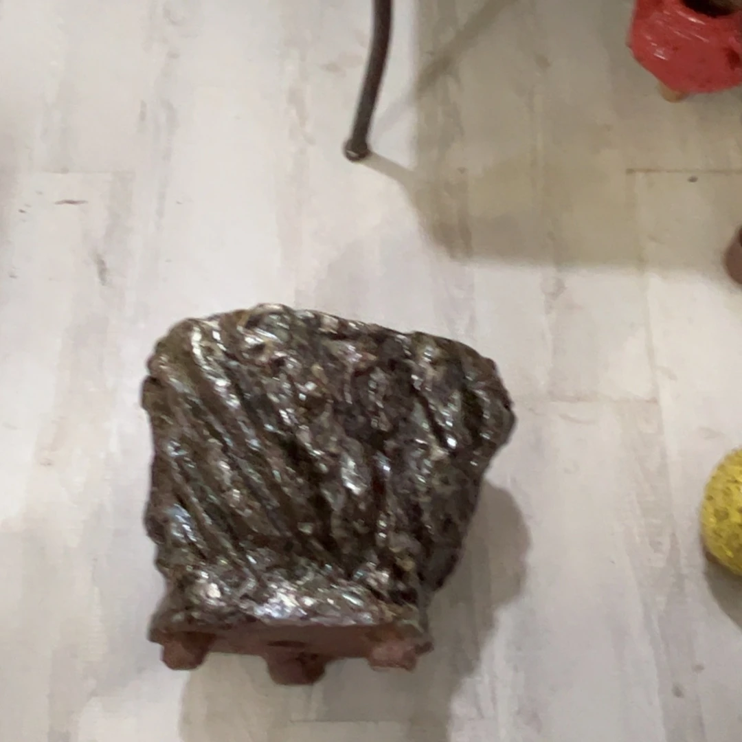 泥塑雪****?古镇炻陶花盆瑕疵