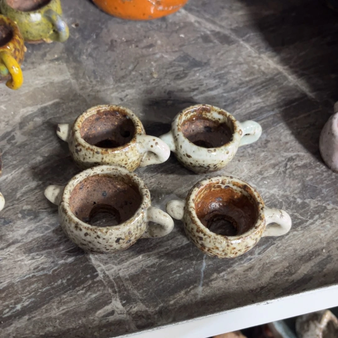 泥塑不**鱼古镇炻陶花盆