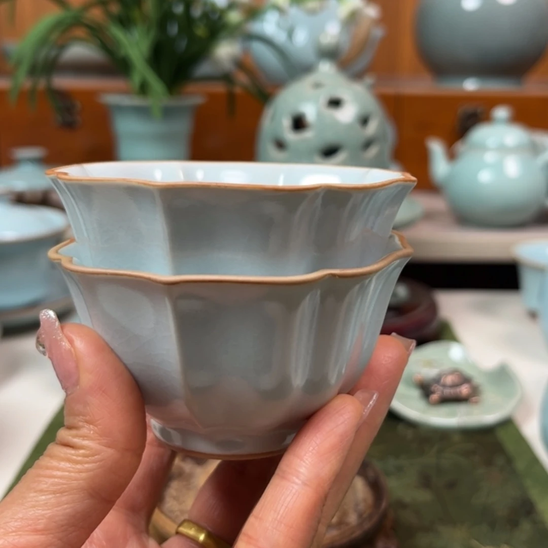 【闪购商品】瓷杯宝相杯微瑕