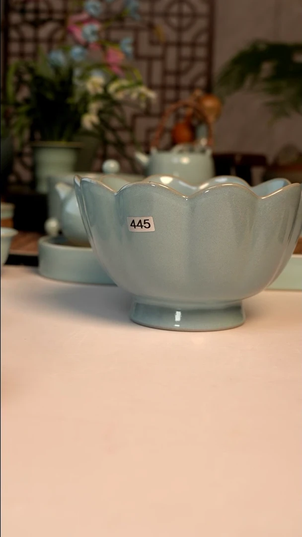 【闪购商品】瓷杯445微瑕莲花碗