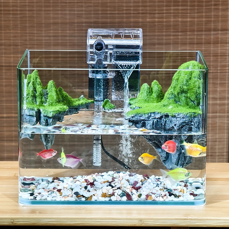 【天空之城】青龙石生态造景苔藓桌面微景观尺寸长26X宽17X高19cm