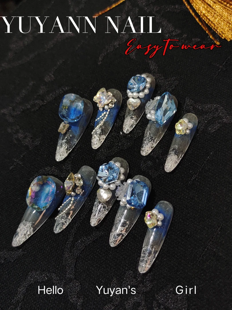 【下单备注编号】重工轻奢高订纯手工亚当穿戴甲直播链接