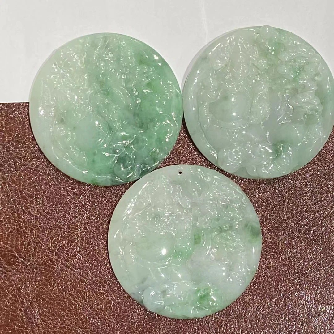 12527天然A货翡翠【颈饰】多样性发一个