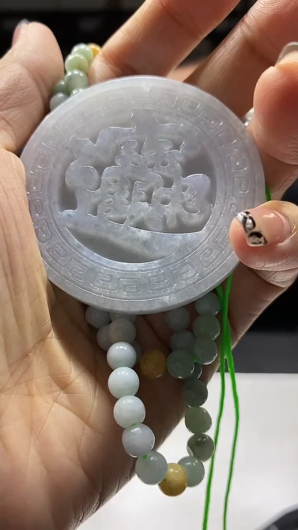 【闪购商品】翡翠颈饰未镶嵌翡翠A货/10-19