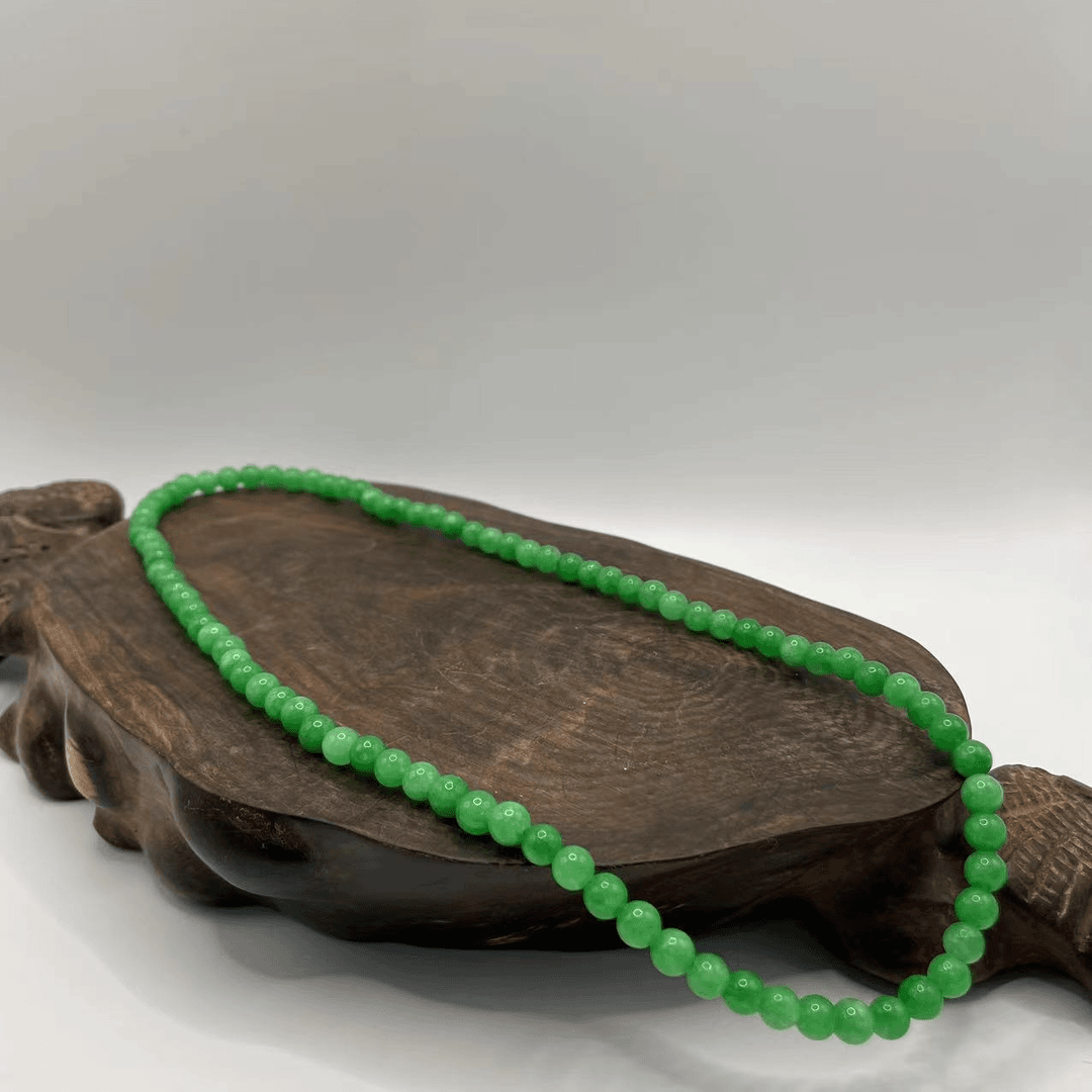 29百搭款翡翠项链6mm