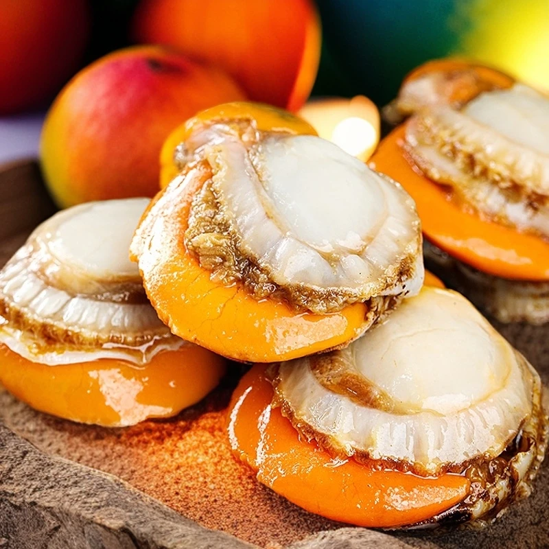 （褚老师专属）中秋好物扇贝肉 鲜活加工 每包500克5包共5斤