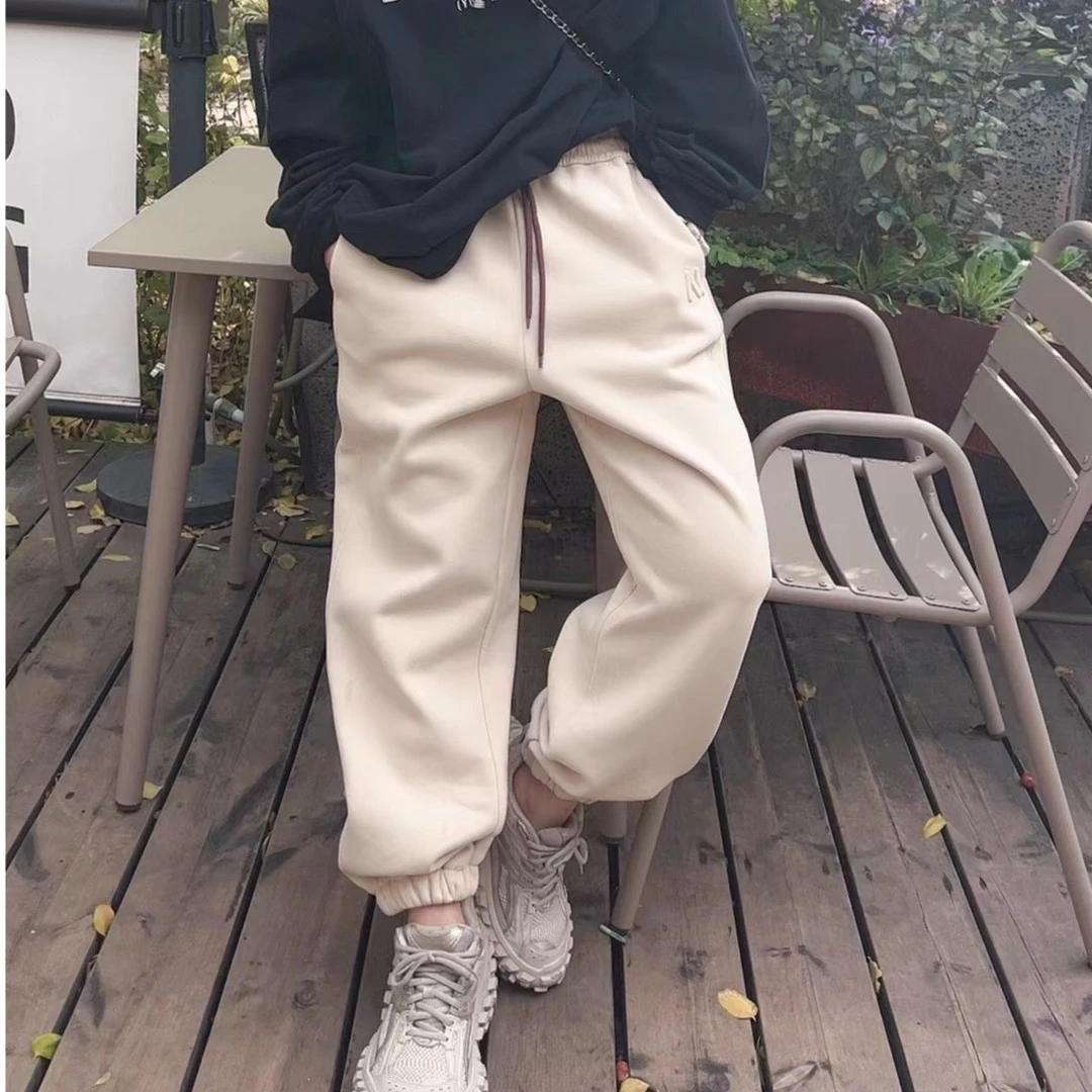 儒一 百搭设计师款N标卫裤