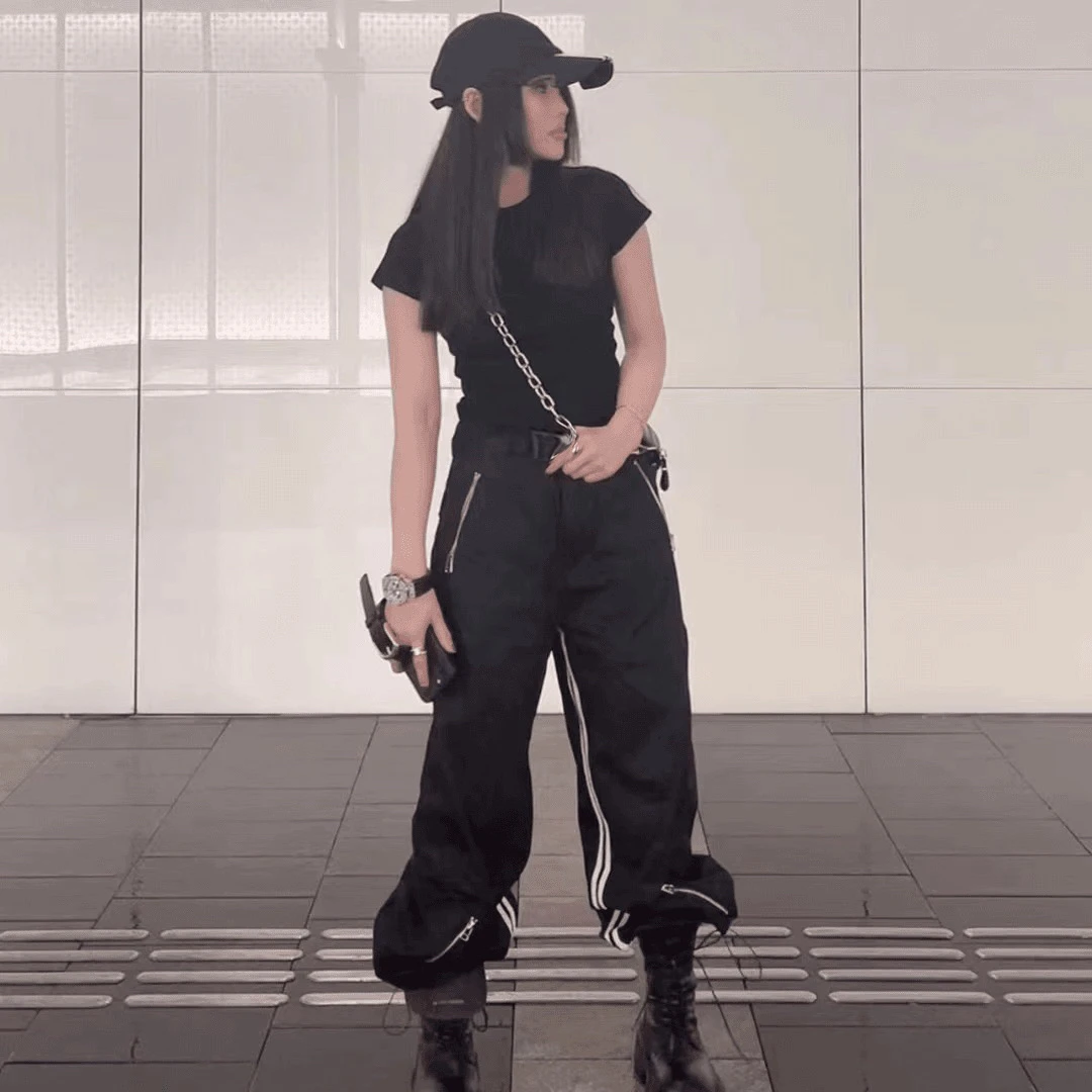 两道杠款百搭工装裤