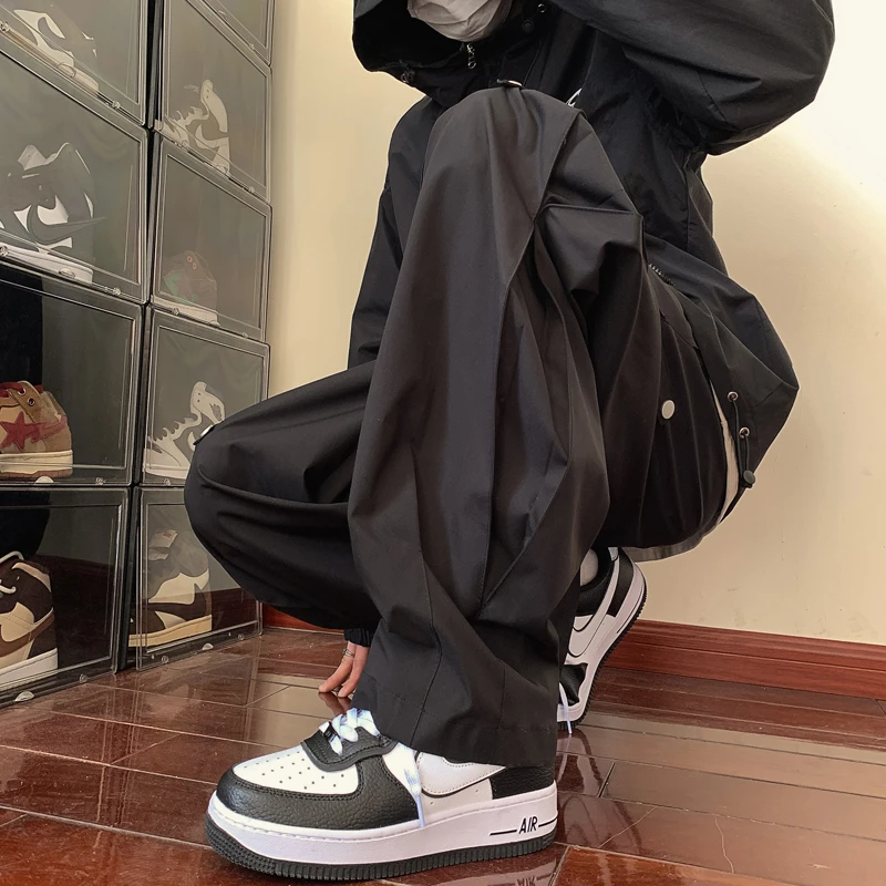 @机能高街~直筒工装裤