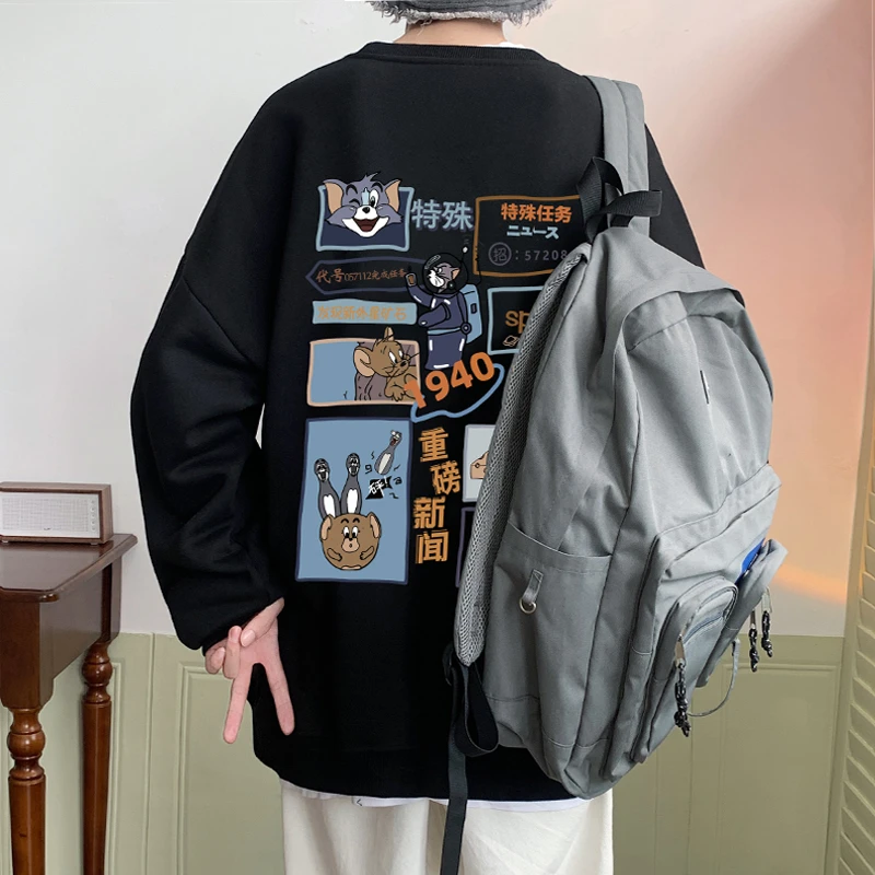 动漫卡通印花~薄款可选~圆领卫衣