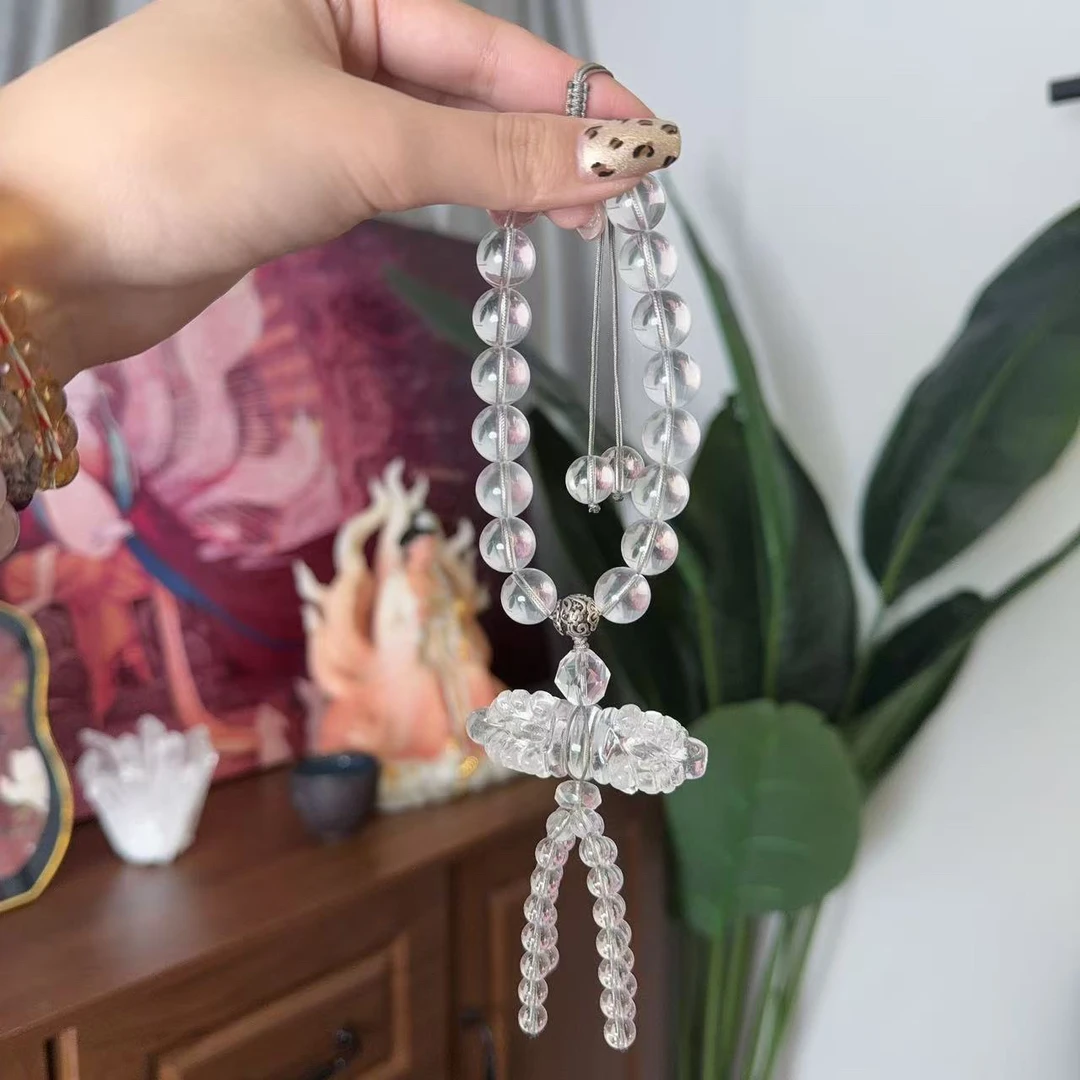 白水晶金刚车挂饰