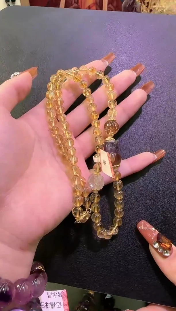 【闪购商品】水晶DIY未镶嵌黄锁骨链