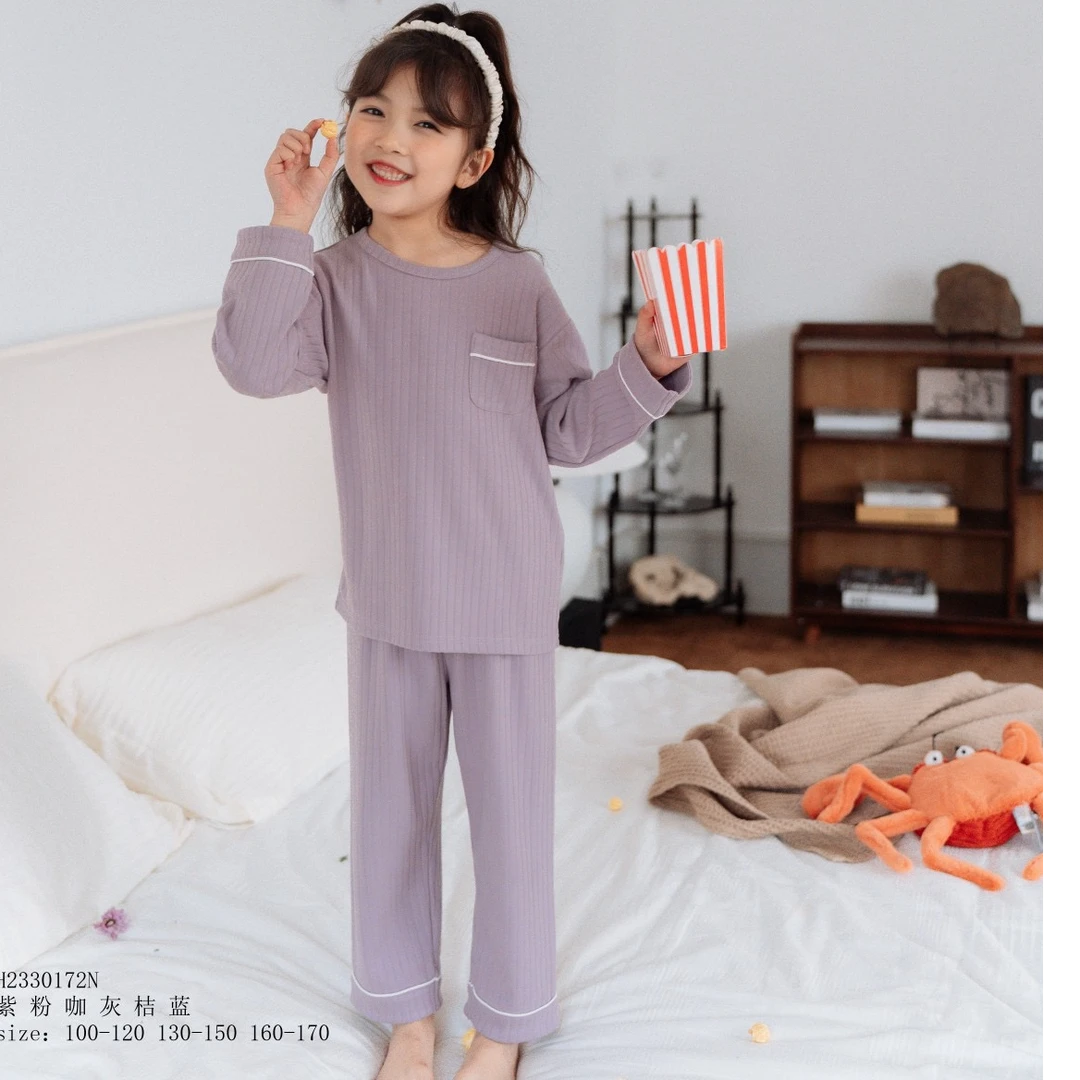 【海小丫】女宝卡通家居服套装